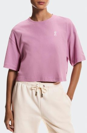 On Club Boxy-T Cotton Graphic T-Shirt in Sakura at Nordstrom, Size X-Large