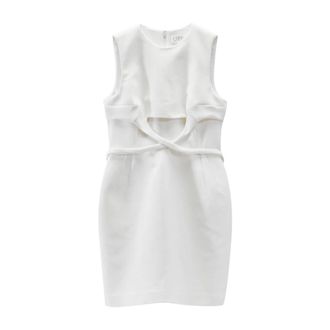 Genny Short Dresses, female, White, S, Abito Tubino