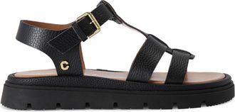 Carvela Womens Leather Pavilion T Bar Sandals - Black material_Leather - Size UK 8
