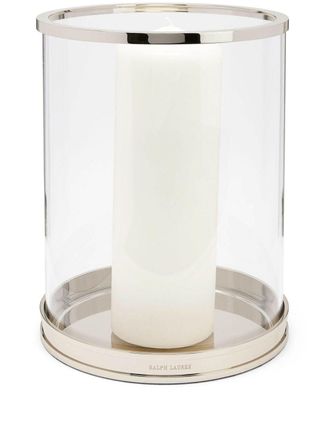 Ralph Lauren Home Modern Hurricane candle holder - Silver