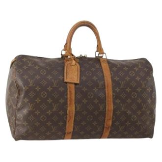 Louis Vuitton Pre-owned Weekend Bags, female, Brown, Size: ONE SIZE Pre-owned Boston Bag