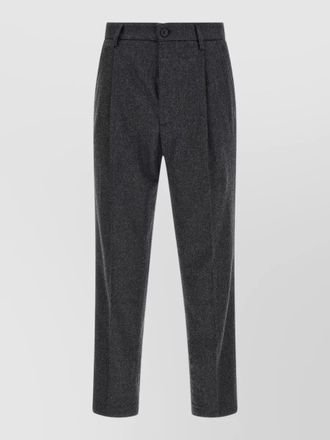 Department Five cashmere wide-leg pleated trousers