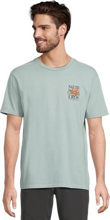 Salty Crew Ink Slinger Classic T-Shirts Mens T Shirt Mackerel : 2XL, Cotton