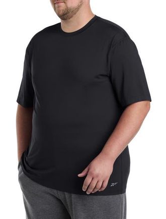Reebok Big & Tall Base Layer Top in Black at Nordstrom, Size 6X Big