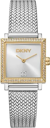 DKNY Milanese Square Watch, 24mm x 31mm in Silver/gold Tone at Nordstrom