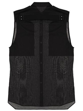 Rick Owens Cotton Tank Top - Black