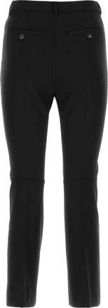 Max Mara Zwarte Wol Navetta Broek