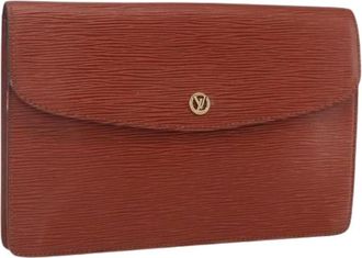 Louis Vuitton Pre-owned Clutches, female, Brown, Size: ONE SIZE Pre-owned Vintage Clutch