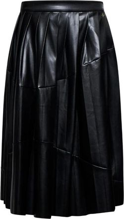 Silvian Heach Geplooide midi-rok - Dames - Midirokken - Zwart - XS - Rokken