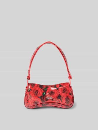 Diesel Shoulder Bag mit Label-Applikation in Rot, Gr&ouml;&szlig;e 1