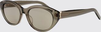 Saint Laurent Occhiali da sole cat-eye arrotondat Saint Laurent