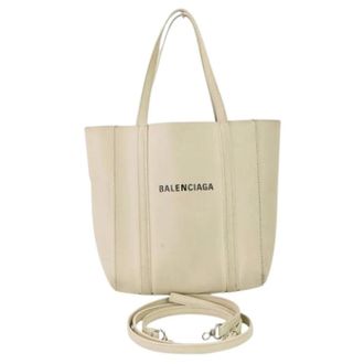 Balenciaga Pre-owned Tote Bags, female, White, Size: ONE SIZE Pre-owned Everyday Tote Bag