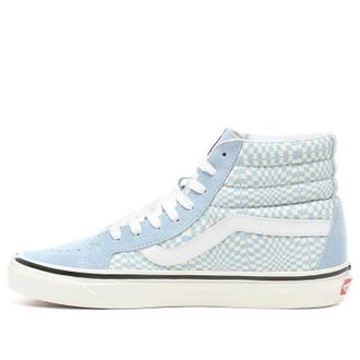 Vans SK8-HI 38 DX Anaheim Factory Light Blue Warp Check VN0A38GFVSG