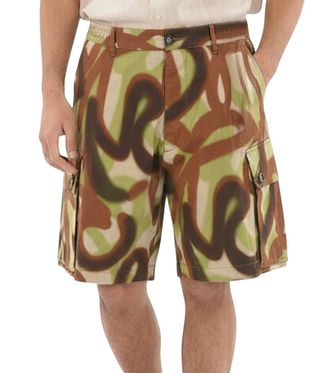 Dsquared2 Multicolor Abstract Shorts