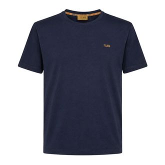 Alviero Martini 1A Classe T-Shirt Short Sleeve - male - Alviero Martini 1a Classe - T-Shirts - Blue - 2XL - Tops