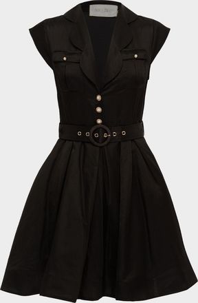 Aqua Blu Australia Juliette Belted Mini Dress