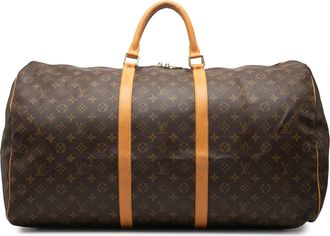 Louis Vuitton Pre-owned Womens Monogram Keepall 60 - Brown Textile - One Size