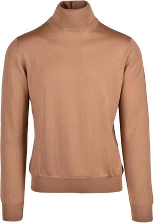 Gran Sasso Virgin Wool Sweater with High Neckline