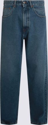 Maison Margiela Blue Cotton Denim Jeans