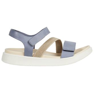 Ecco Ecco Flowt 273713 Leather Textile Womens Slingbacks Sandals - UK 6.5-7 - US 9-9.5 Women - EU 40 - Misty - Size:UK 6.5-7