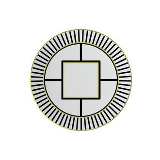 Villeroy & Boch MetroChic Salad Plate Stripe Rim in White at Nordstrom