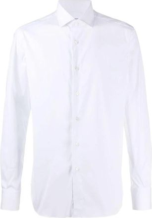 Xacus Slim-fit overhemd - Heren - Zakelijke Overhemden - Wit - 4XL - Katoen - Overhemden