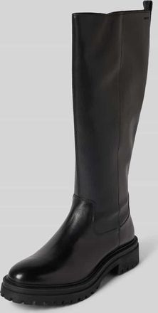 Geox Stiefel aus Leder mit Reißverschluss Modell IRIDEA in Black, Größe 37