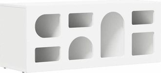 vidaXL TV Cabinet White 100 x 35 x 40 cm Engineered Wood vidaXL