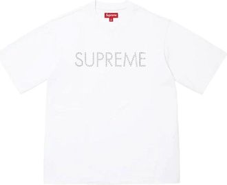SUPREME FW26 Hearts Studded S/S T-Shirt White SUP-FW26-081-WHT