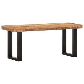 vidaXL Vidaxl - Furniture Limited - Banco De Madera Maciza De Mango Sin Tratar Y