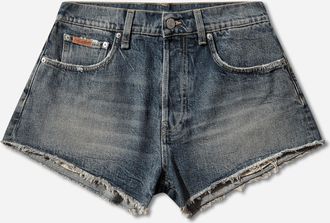 Martine Rose Short Shorts Blue Trucker Wash
