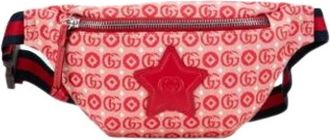 Gucci Pre-owned Vintage Riemtas - Dames - Vintage Heuptassen - Rood - ONE Size - Vintage