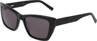 DKNY DK554S 001 Womens Sunglasses Black Size 54
