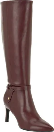 Tommy Hilfiger Jolay Knee High Boot in Burgundy at Nordstrom, Size 9.5
