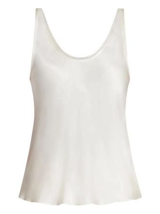 Anine Bing scoop-neck top - women - Silk - S - White