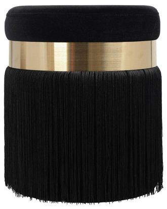 TOV Furniture Tov Furniture Melody Tasseled Ottoman