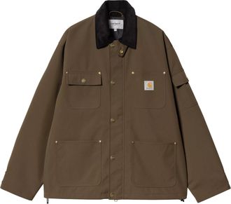 Carhartt Work in Progress Clapton Liberica Corduroy Collar Waterproof Nylon Jacket