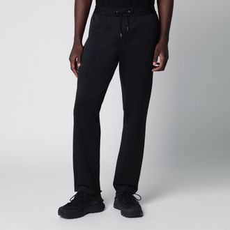 Moncler Black jogger trousers with logo patch