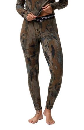 Backcountry Cedars Rws Merino Lt-Wt Baselayer V-Waist Bottom - Womens in Camo Pendula Print at Nordstrom, Size X-Small