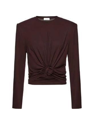 Magda Butrym Twist Long Sleeves Top