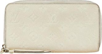 Louis Vuitton Pre-owned Wallets, female, White, Size: ONE SIZE Pre-owned Leather wallets