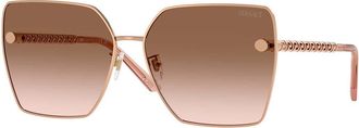 Versace VE2270D Asian Fit 141213 Womens Sunglasses Gold Size 63
