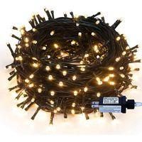 OEM (luz C&aacute;lida) Guirnalda De Luces Led Para Exteriores Con Alimentaci&oacute;n De Ca, 33 M, 300 Led, 8 Modos, Luces Decorativas Para Jard&iacute;n Y &Aacute;rbol De Navidad