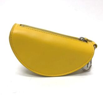 Fendi Pre-owned Accessories, unisex, Yellow, Size: ONE SIZE Pre-owned Leather Key-holder