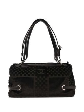 Chanel Borsa a mano in velluto 2005-2006 - Nero