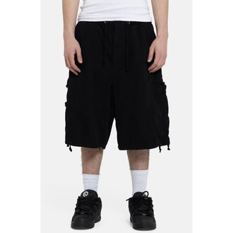 Jaded London Cargo Parachute Shorts in Black at Nordstrom, Size X-Large