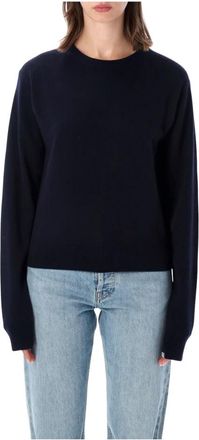 Extreme Cashmere March Crewneck - Dames - Cashmere truien - Blauw - ONE Size - Wol - Truien & Vesten