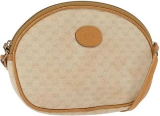 Gucci Pre-owned Cross Body Bags, female, Beige, Size: ONE SIZE Pre-owned Plastic Cross Body Bag