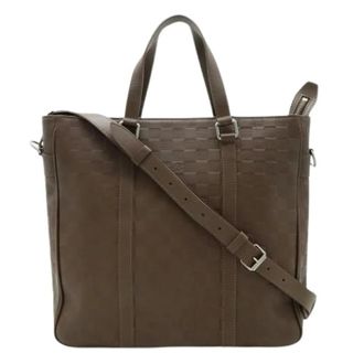 Louis Vuitton Pre-owned Tote Bags, unisex, Brown, Size: ONE SIZE Pre-owned Leather Tote Bag
