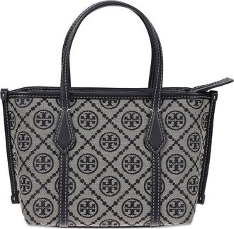 Tory Burch Borsa tote Perry con monogramma - Toni neutri